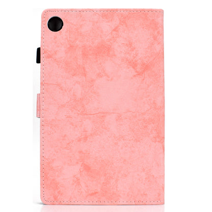 For Huawei MatePad SE 10.4-inch A6 Cloth Texture Tablet Case PU Leather Stand Card Slots Folio Cover