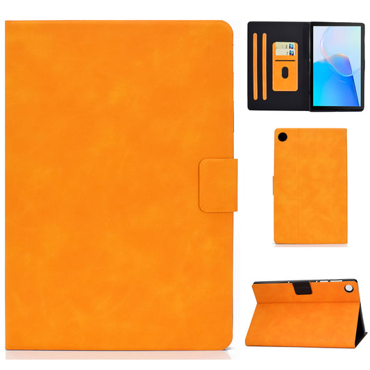 For Huawei MatePad SE 10.4-inch A7 Cowhide Texture Tablet Case PU Leather Stand Card Slot Cover