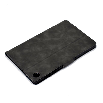 For Huawei MatePad SE 10.4-inch A7 Cowhide Texture Tablet Case PU Leather Stand Card Slot Cover