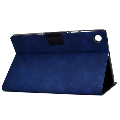 For Huawei MatePad SE 10.4-inch A7 Cowhide Texture Tablet Case PU Leather Stand Card Slot Cover