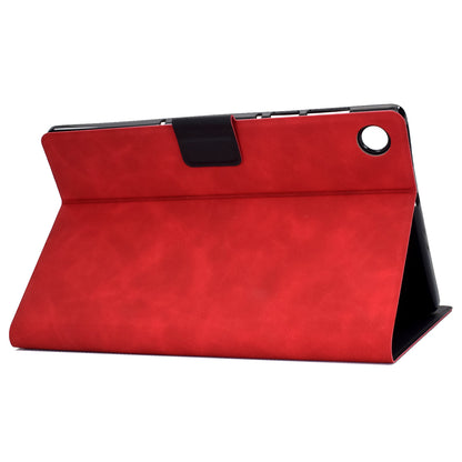 For Huawei MatePad SE 10.4-inch A7 Cowhide Texture Tablet Case PU Leather Stand Card Slot Cover