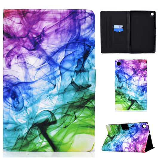 For Huawei MatePad SE 10.4-inch A3 PU Leather Pattern Printing Case Stand Magnetic Tablet Cover with Card Holder
