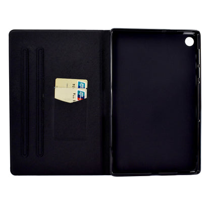 For Huawei MatePad SE 10.4-inch A3 PU Leather Pattern Printing Case Stand Magnetic Tablet Cover with Card Holder