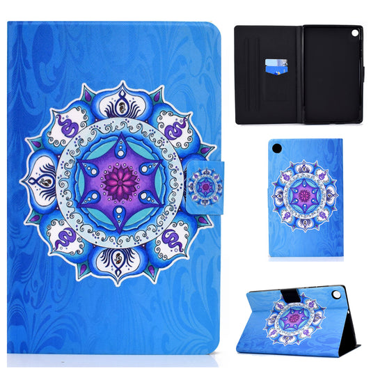 For Huawei MatePad SE 10.4-inch A3 PU Leather Pattern Printing Case Stand Magnetic Tablet Cover with Card Holder