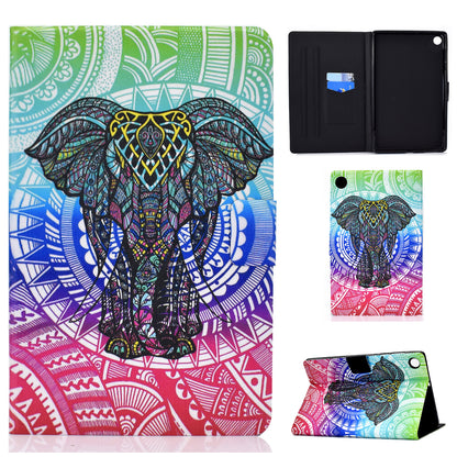 For Huawei MatePad SE 10.4-inch A3 PU Leather Pattern Printing Case Stand Magnetic Tablet Cover with Card Holder