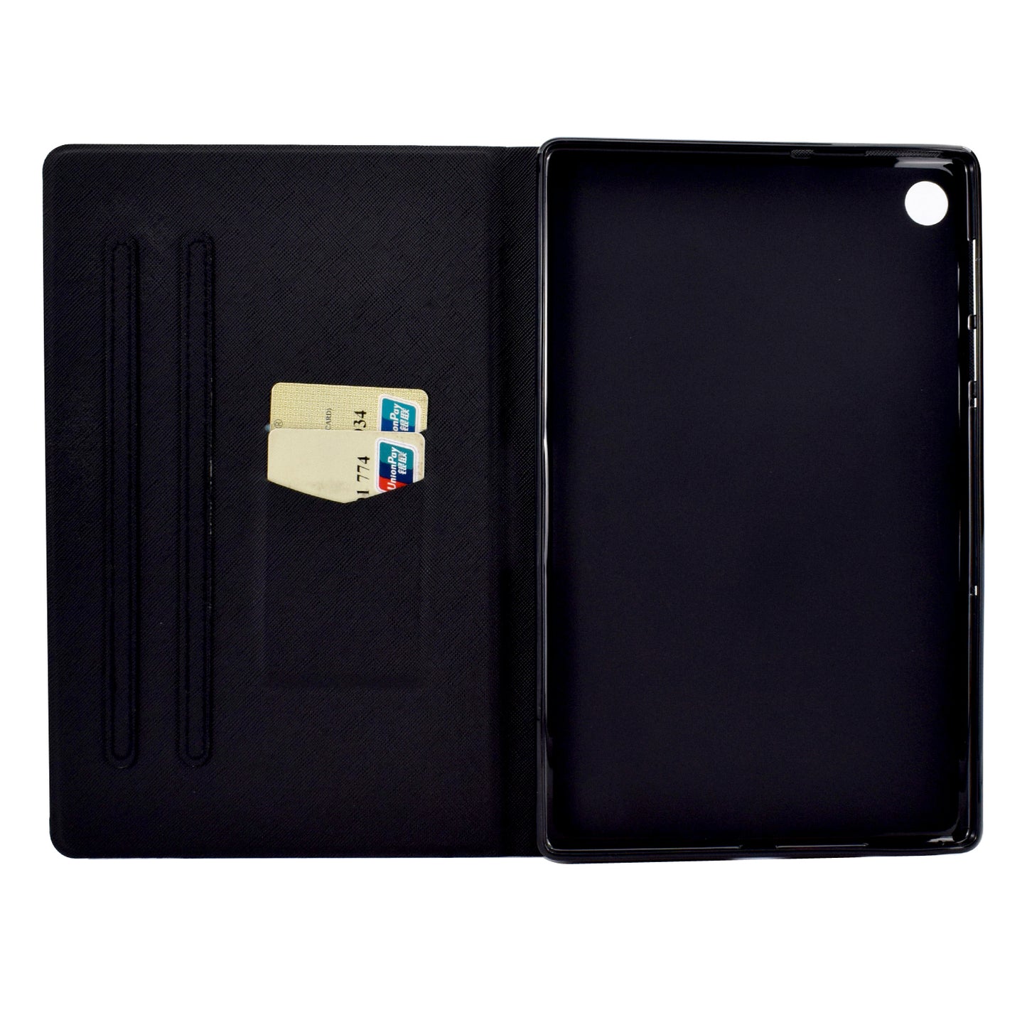 For Huawei MatePad SE 10.4-inch A3 PU Leather Pattern Printing Case Stand Magnetic Tablet Cover with Card Holder