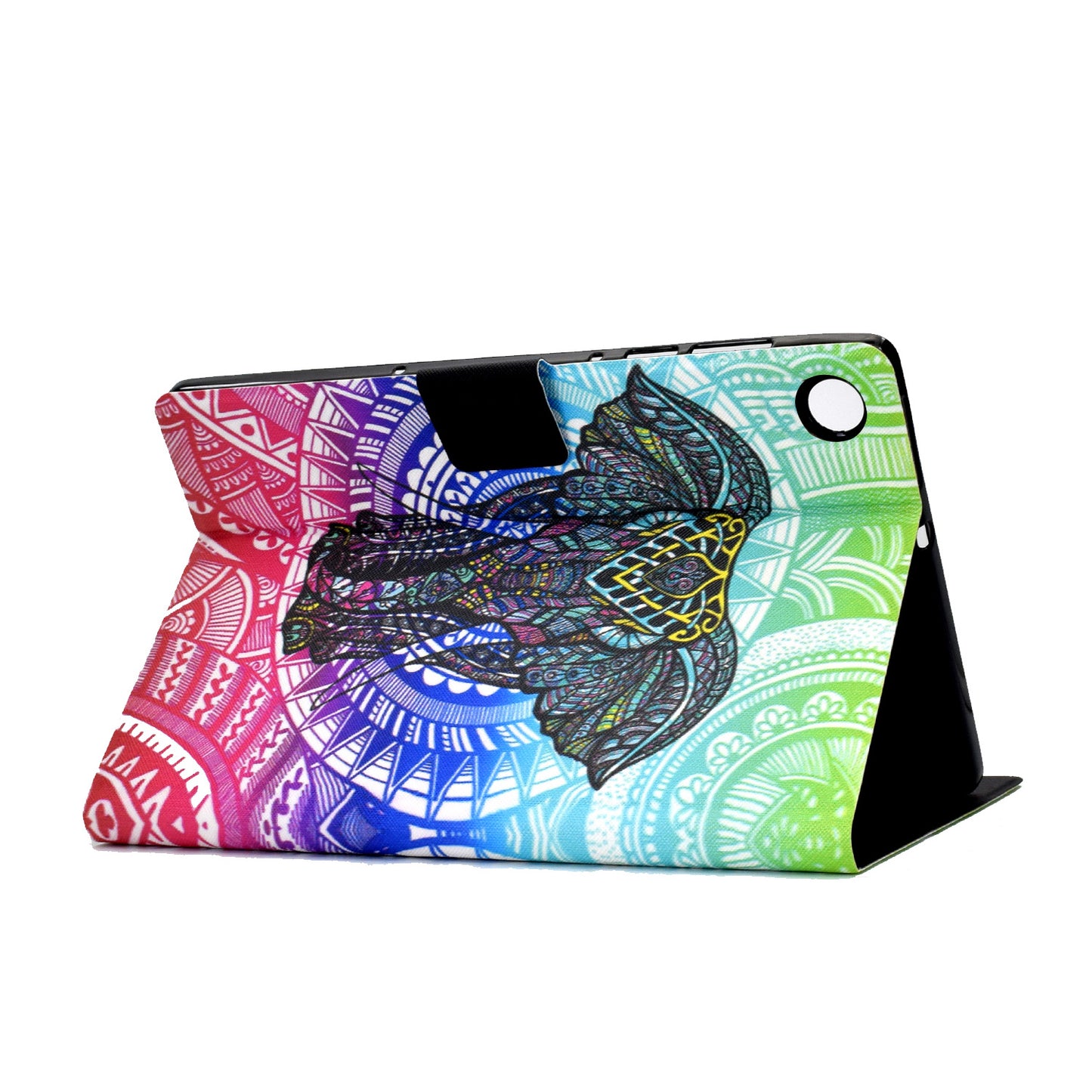 For Huawei MatePad SE 10.4-inch A3 PU Leather Pattern Printing Case Stand Magnetic Tablet Cover with Card Holder