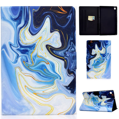 For Huawei MatePad SE 10.4-inch A3 PU Leather Pattern Printing Case Stand Magnetic Tablet Cover with Card Holder