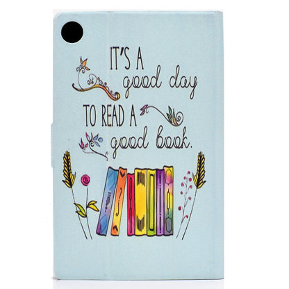 For Huawei MatePad SE 10.4-inch A3 PU Leather Pattern Printing Case Stand Magnetic Tablet Cover with Card Holder