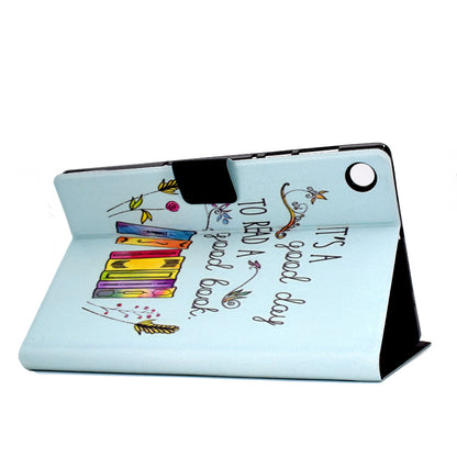 For Huawei MatePad SE 10.4-inch A3 PU Leather Pattern Printing Case Stand Magnetic Tablet Cover with Card Holder