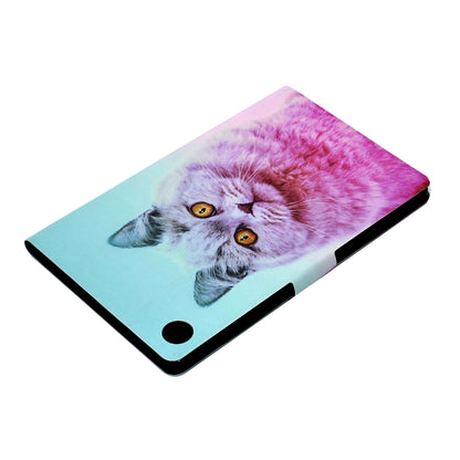For Huawei MatePad SE 10.4-inch A3 PU Leather Pattern Printing Case Stand Magnetic Tablet Cover with Card Holder