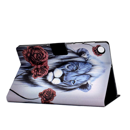 For Huawei MatePad SE 10.4-inch A3 PU Leather Pattern Printing Case Stand Magnetic Tablet Cover with Card Holder