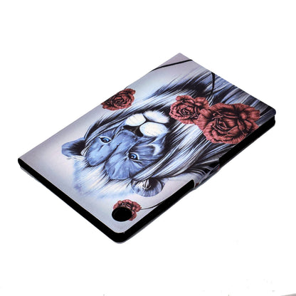 For Huawei MatePad SE 10.4-inch A3 PU Leather Pattern Printing Case Stand Magnetic Tablet Cover with Card Holder
