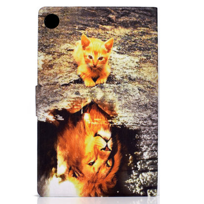 For Huawei MatePad SE 10.4-inch A3 PU Leather Pattern Printing Case Stand Magnetic Tablet Cover with Card Holder