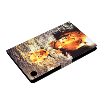 For Huawei MatePad SE 10.4-inch A3 PU Leather Pattern Printing Case Stand Magnetic Tablet Cover with Card Holder