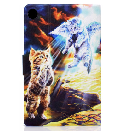 For Huawei MatePad SE 10.4-inch A3 PU Leather Pattern Printing Case Stand Magnetic Tablet Cover with Card Holder
