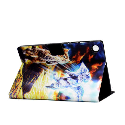 For Huawei MatePad SE 10.4-inch A3 PU Leather Pattern Printing Case Stand Magnetic Tablet Cover with Card Holder
