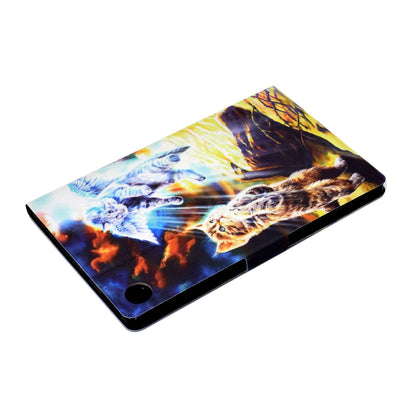 For Huawei MatePad SE 10.4-inch A3 PU Leather Pattern Printing Case Stand Magnetic Tablet Cover with Card Holder