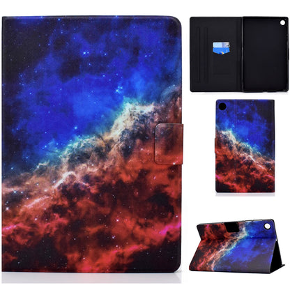 For Huawei MatePad SE 10.4-inch A3 PU Leather Pattern Printing Case Stand Magnetic Tablet Cover with Card Holder