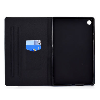 For Huawei MatePad SE 10.4-inch A3 PU Leather Pattern Printing Case Stand Magnetic Tablet Cover with Card Holder