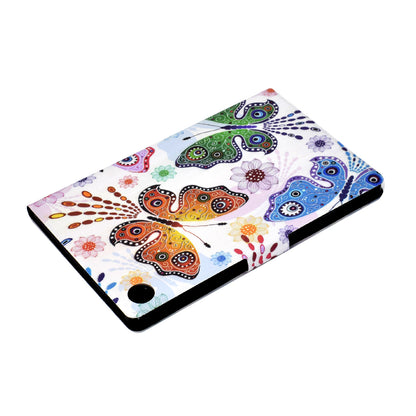 For Huawei MatePad SE 10.4-inch A3 PU Leather Pattern Printing Case Stand Magnetic Tablet Cover with Card Holder