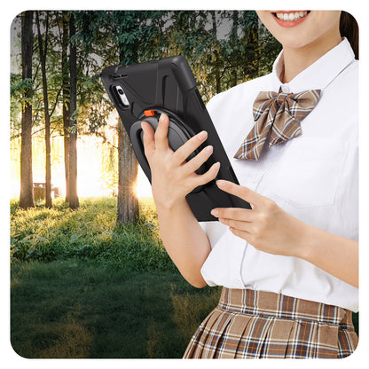 For Lenovo Tab M9 TB-310FU (2023) 360 Degree Rotating Kickstand Case PC Silicone Tablet Cover