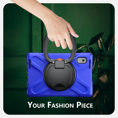 For Lenovo Tab M9 TB-310FU (2023) 360 Degree Rotating Kickstand Case PC Silicone Tablet Cover