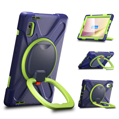 For Lenovo Tab M9 TB-310FU (2023) 360 Degree Rotating Kickstand Case PC Silicone Tablet Cover