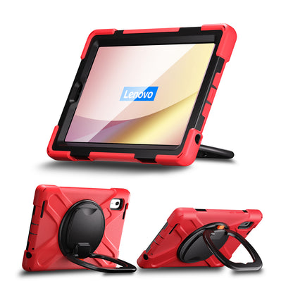 For Lenovo Tab M9 TB-310FU (2023) 360 Degree Rotating Kickstand Case PC Silicone Tablet Cover