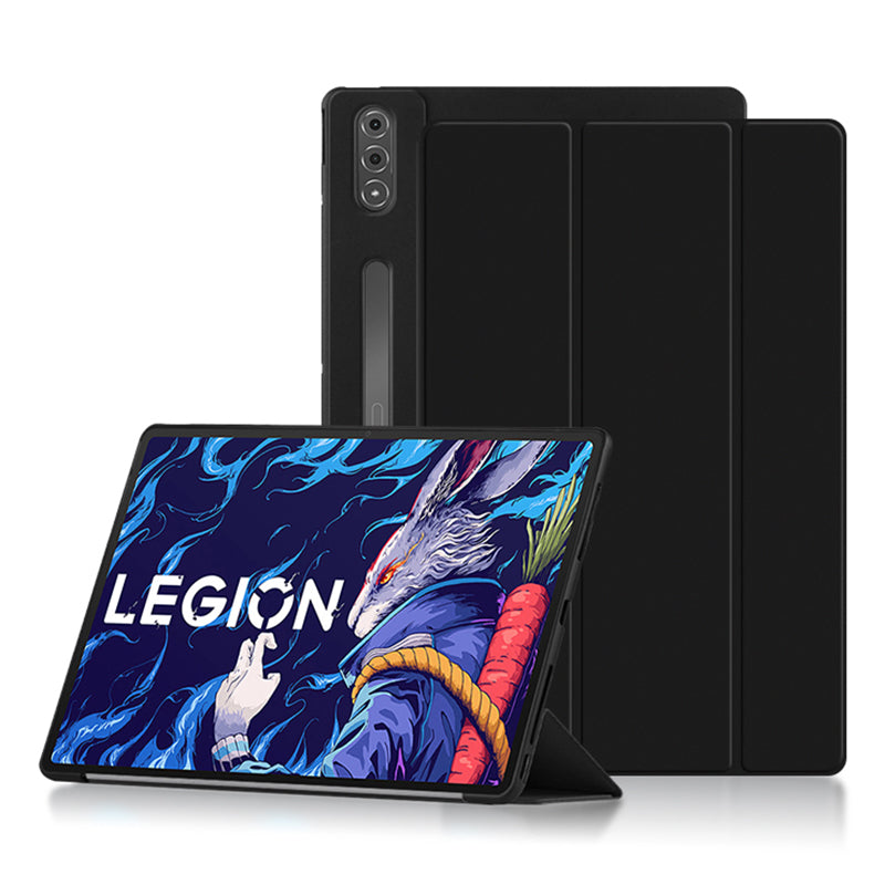 Tablet Case for Lenovo Legion Y900 , PU Leather+PC+TPU Tri-fold Stand Slim Tablet Cover