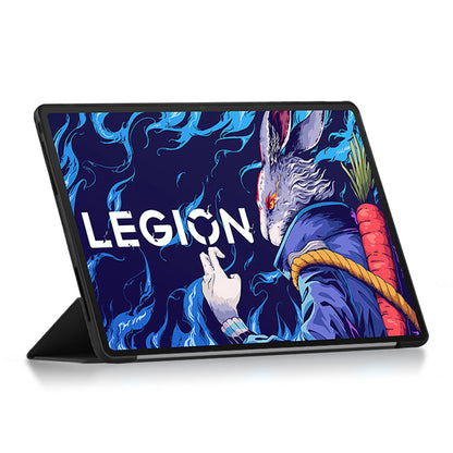 Tablet Case for Lenovo Legion Y900 , PU Leather+PC+TPU Tri-fold Stand Slim Tablet Cover