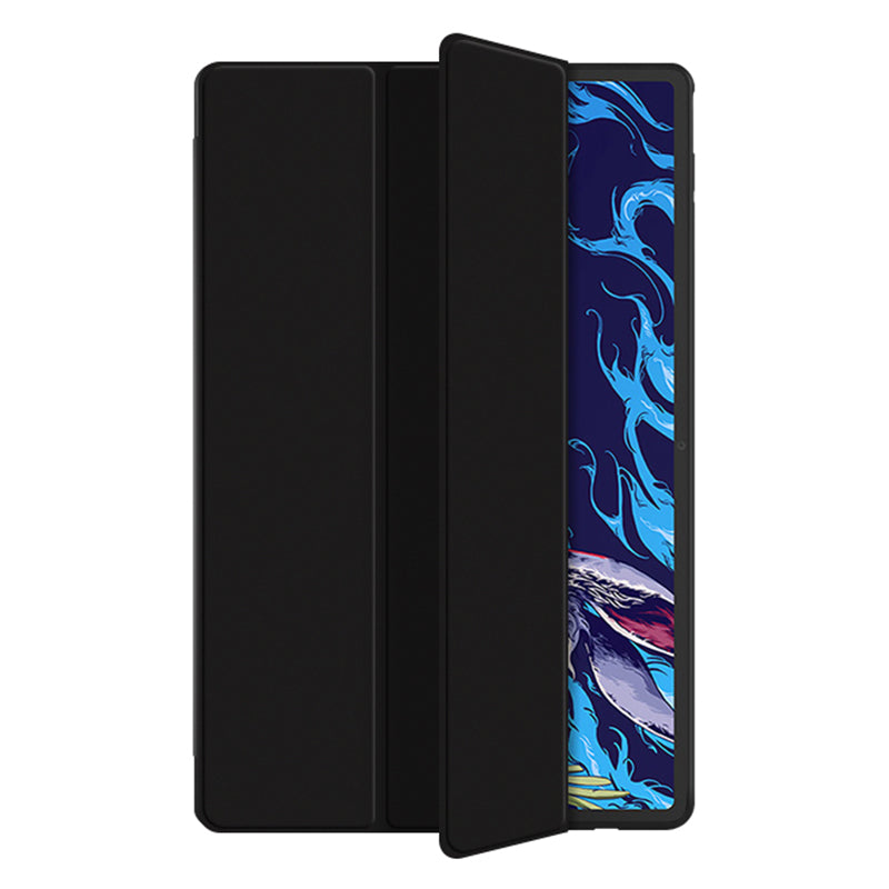 Tablet Case for Lenovo Legion Y900 , PU Leather+PC+TPU Tri-fold Stand Slim Tablet Cover