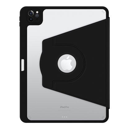 For iPad Air (2020) / (2022) / iPad Pro 11 inch (2020) / (2021) / (2022) PU Leather Cover Rotary Stand Tablet Case with Pen Slot