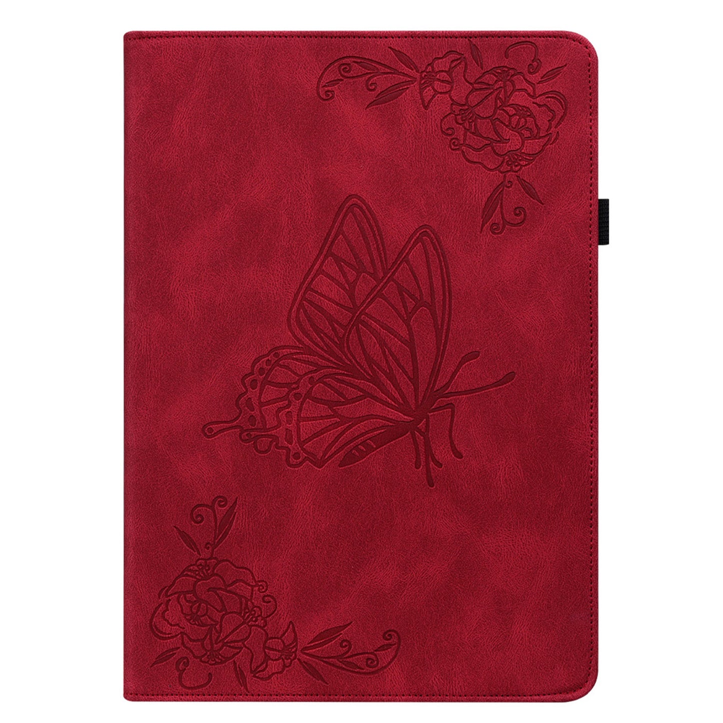 Tablet Case for Xiaomi Pad 6 Auto Wake and Sleep Stand Leather Imprinted Butterfly Flower Card Holder Cover