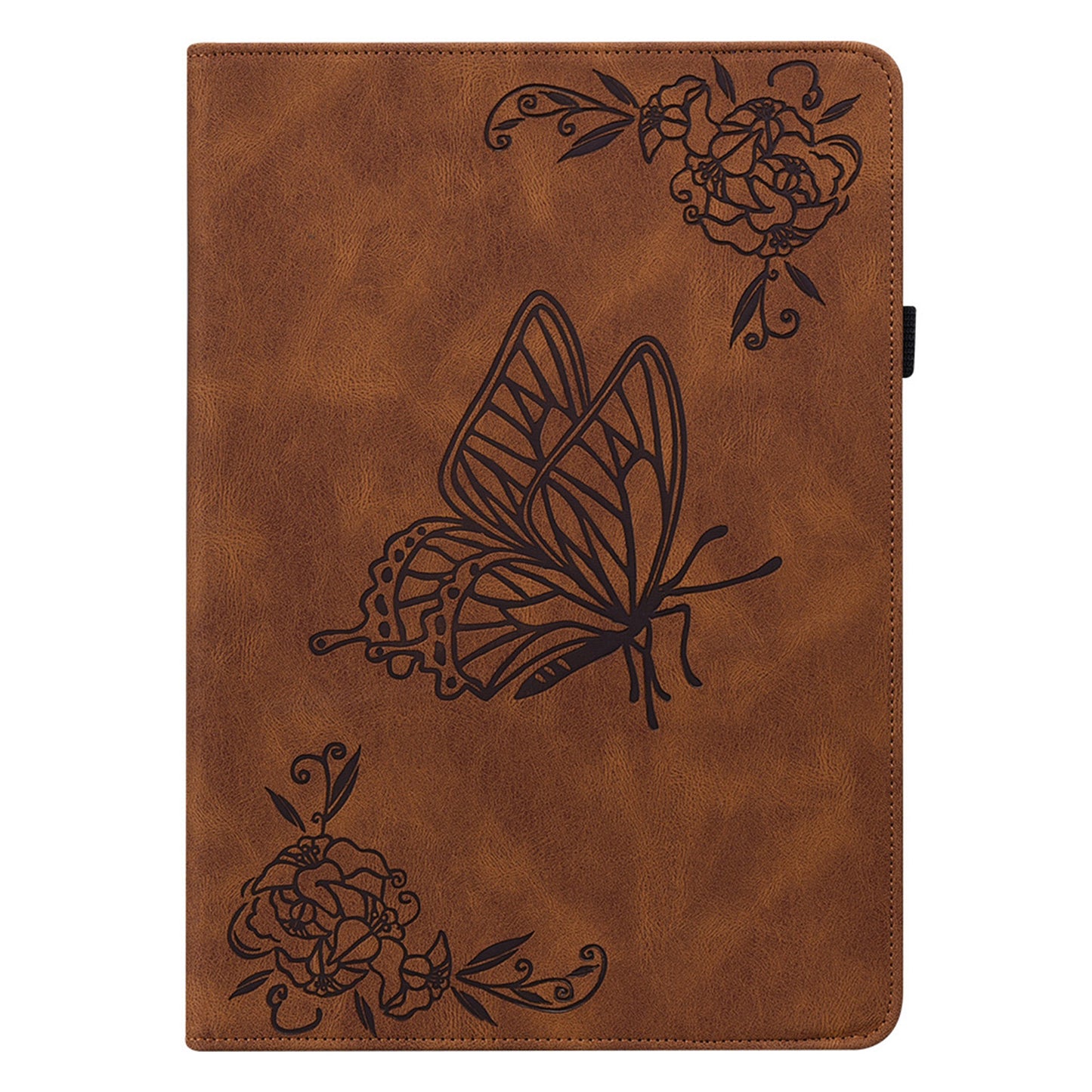 Tablet Case for Xiaomi Pad 6 Auto Wake and Sleep Stand Leather Imprinted Butterfly Flower Card Holder Cover