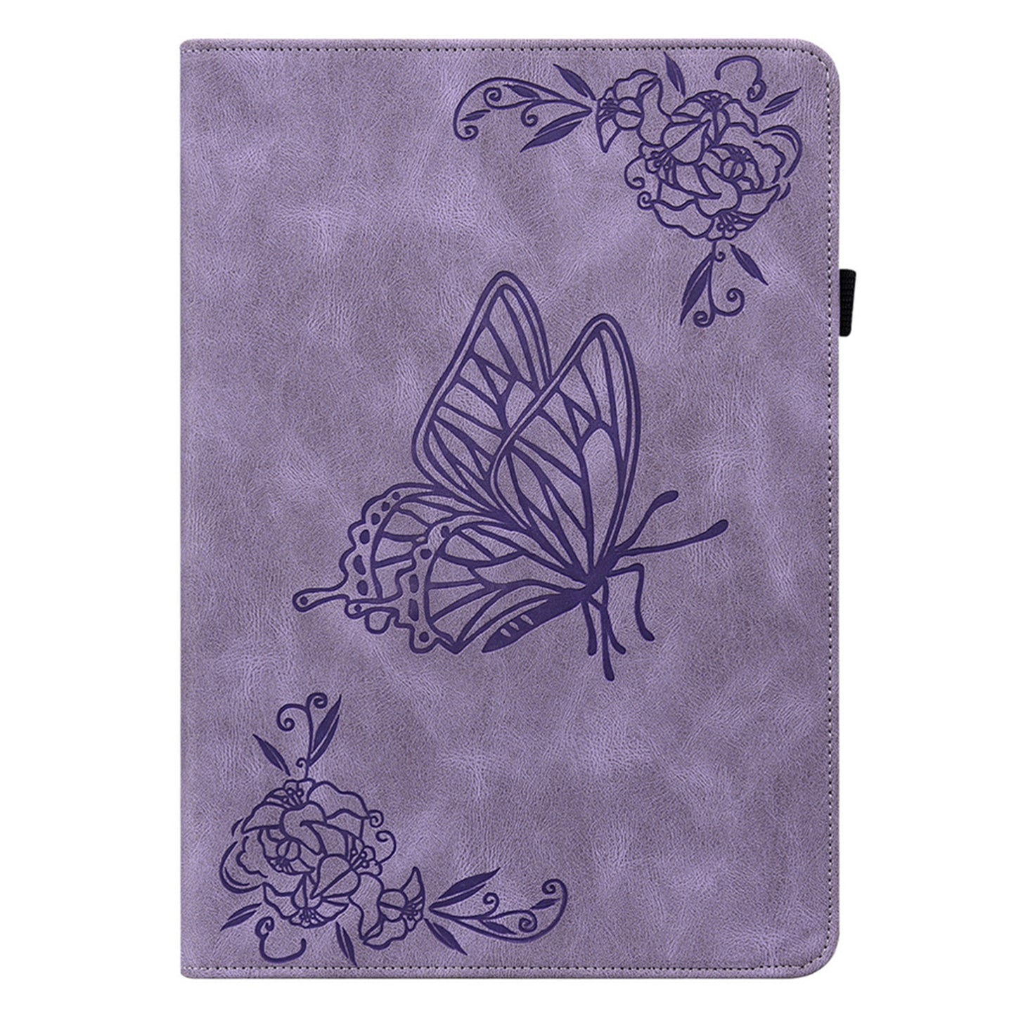 Tablet Case for Xiaomi Pad 6 Auto Wake and Sleep Stand Leather Imprinted Butterfly Flower Card Holder Cover