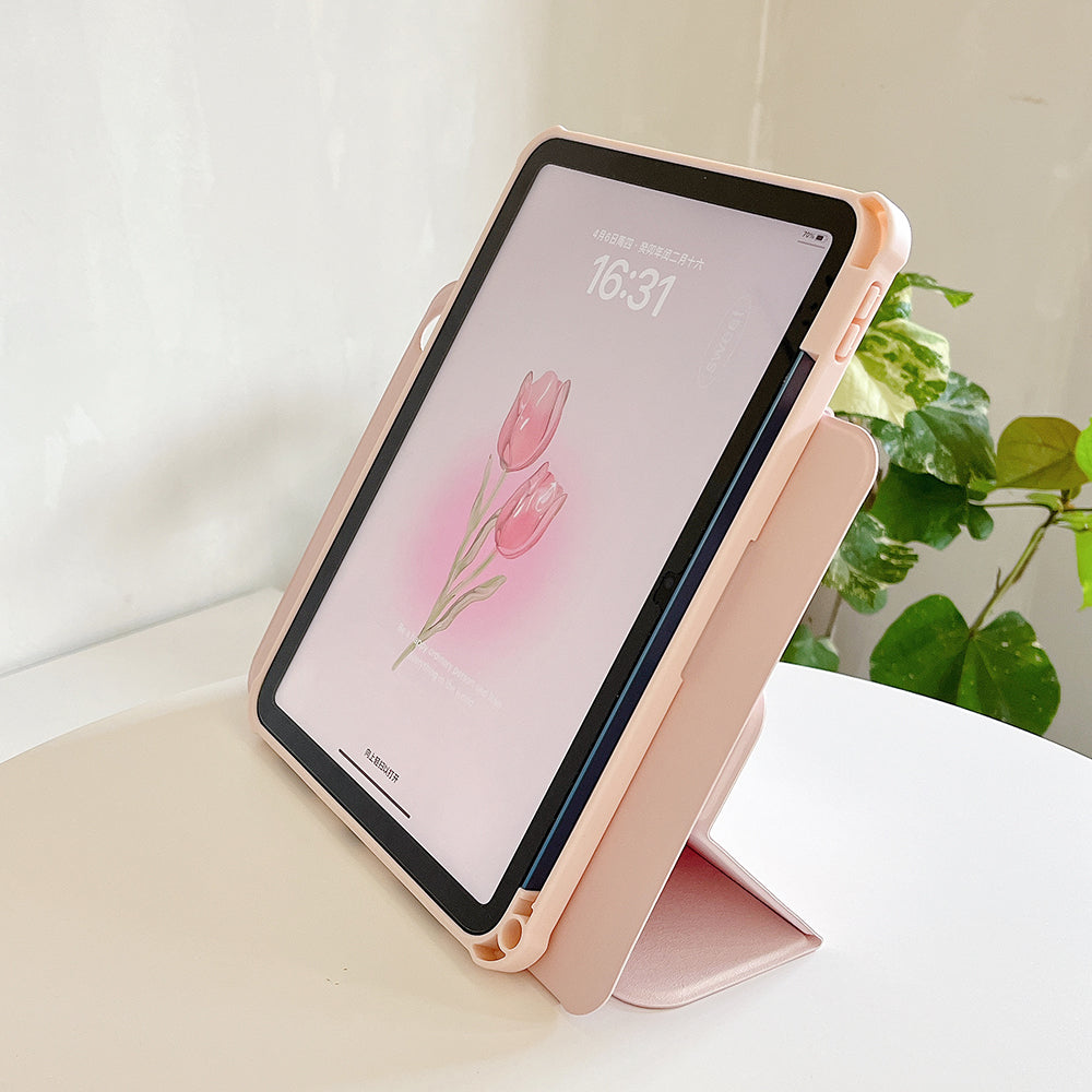 For iPad 10.9 (2022) Detachable Tablet Case PU Leather Pattern Printing Stand Smart Cover with Pen Holder