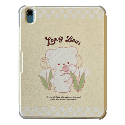 For iPad 10.9 (2022) Detachable Tablet Case PU Leather Pattern Printing Stand Smart Cover with Pen Holder