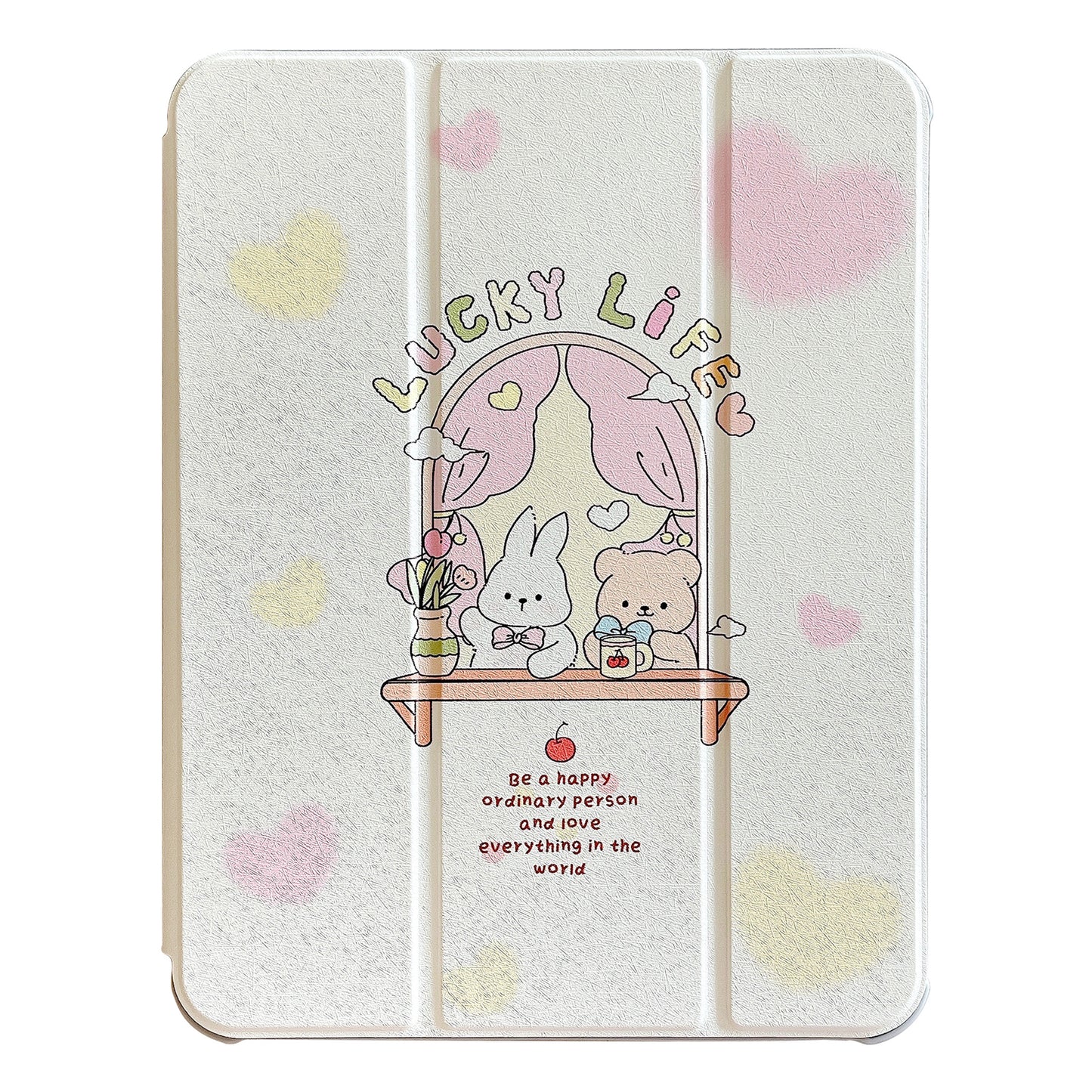 For iPad 10.9 (2022) Rotating Trifold Stand Tablet Case PU Leather Pattern Smart Cover with Auto Wake / Sleep