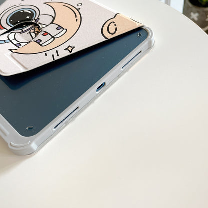 For iPad 10.9 (2022) Rotating Trifold Stand Tablet Case PU Leather Pattern Smart Cover with Auto Wake / Sleep