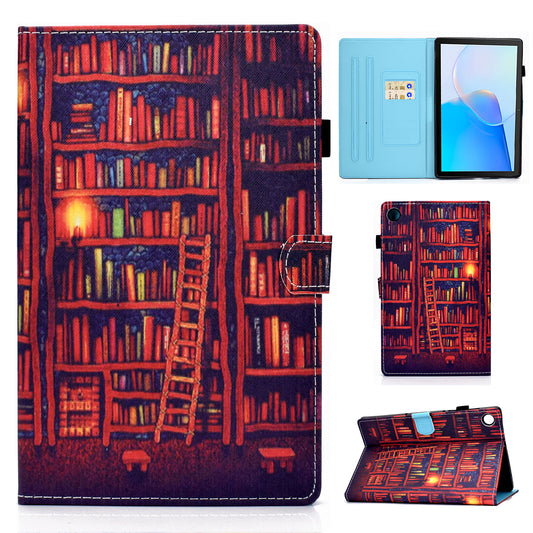 For Huawei MatePad SE 10.4-inch Stand Tablet Case Stitching Leather Pattern with Card Slots