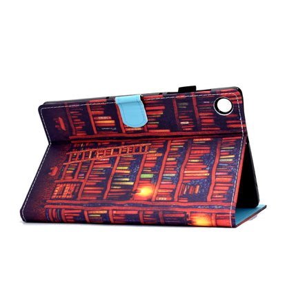 For Huawei MatePad SE 10.4-inch Stand Tablet Case Stitching Leather Pattern with Card Slots