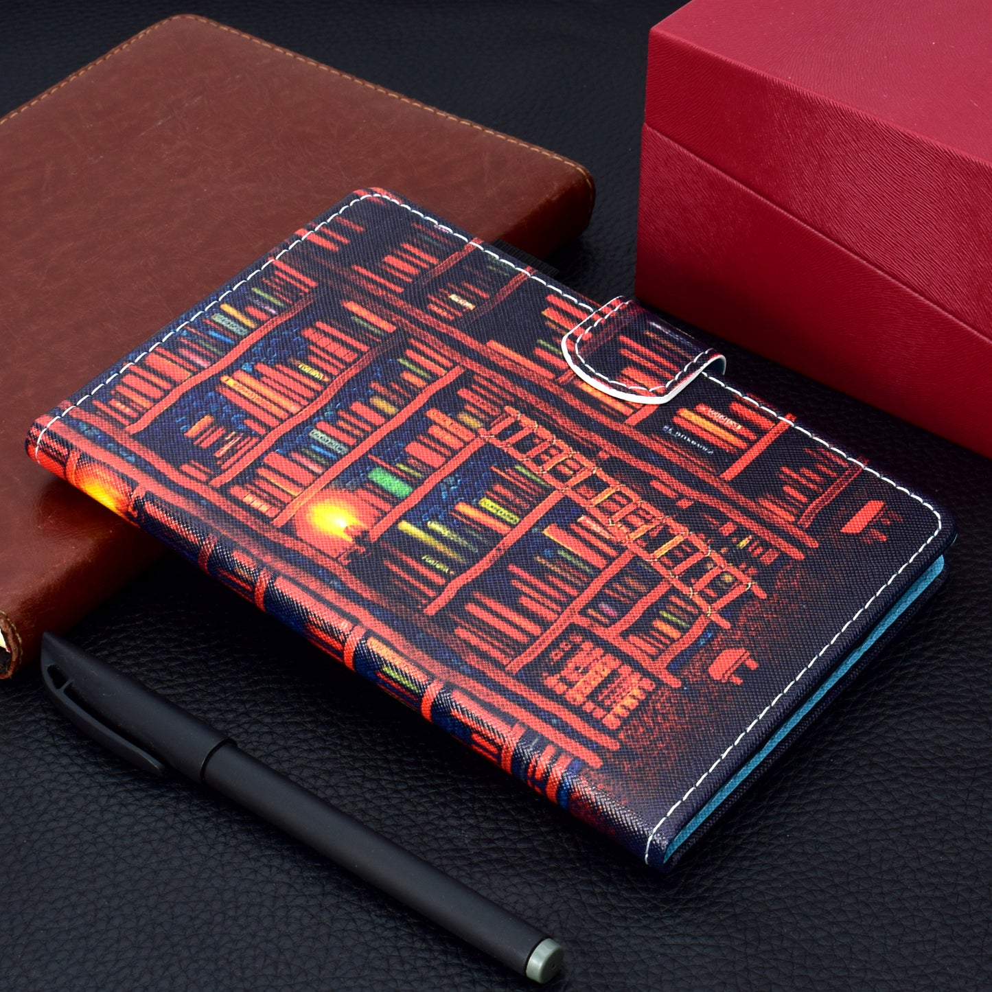 For Huawei MatePad SE 10.4-inch Stand Tablet Case Stitching Leather Pattern with Card Slots