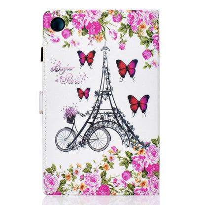 For Huawei MatePad SE 10.4-inch Stand Tablet Case Stitching Leather Pattern with Card Slots