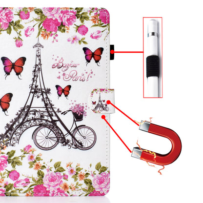 For Huawei MatePad SE 10.4-inch Stand Tablet Case Stitching Leather Pattern with Card Slots