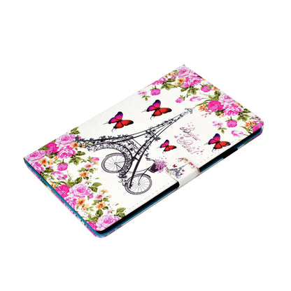 For Huawei MatePad SE 10.4-inch Stand Tablet Case Stitching Leather Pattern with Card Slots