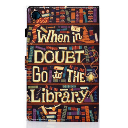 For Huawei MatePad SE 10.4-inch Stand Tablet Case Stitching Leather Pattern with Card Slots