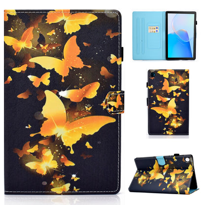 For Huawei MatePad SE 10.4-inch Stand Tablet Case Stitching Leather Pattern with Card Slots
