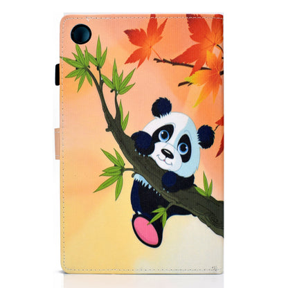 For Huawei MatePad SE 10.4-inch Stand Tablet Case Stitching Leather Pattern with Card Slots