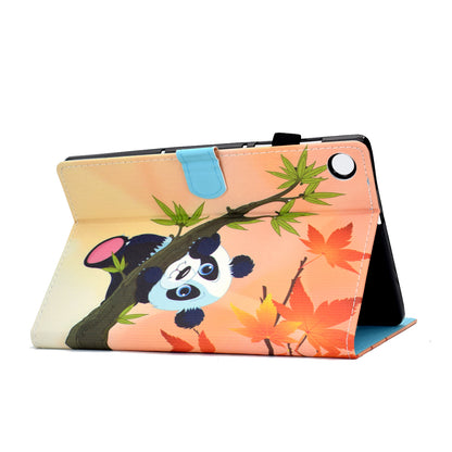 For Huawei MatePad SE 10.4-inch Stand Tablet Case Stitching Leather Pattern with Card Slots